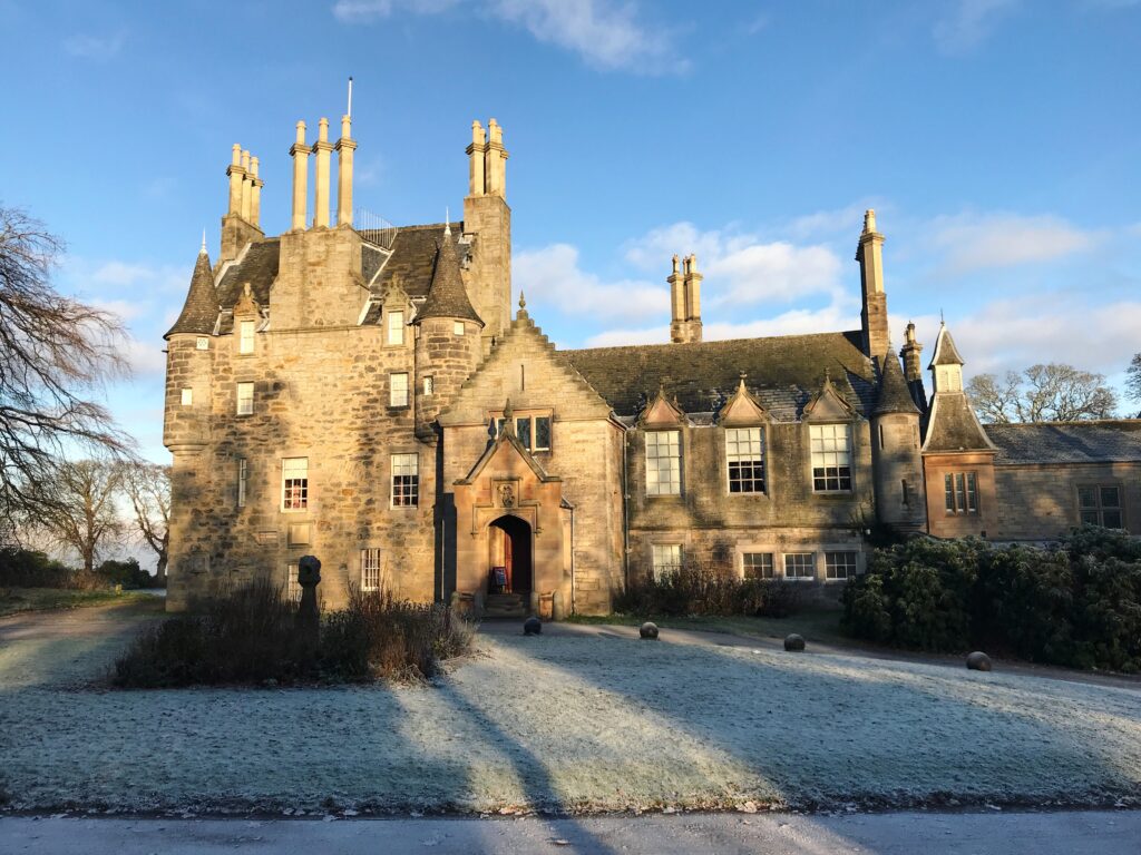 Lauriston Castle with Snow