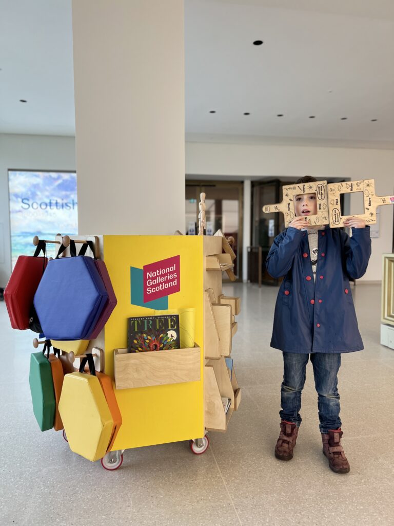 National Gallery of Scotland Art Trolley