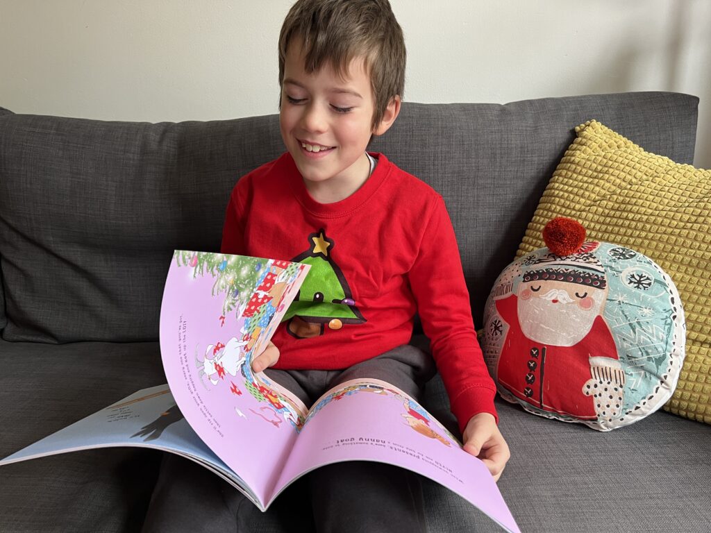 Reading You Can't Let an Elephant Pull Santa's Sleigh