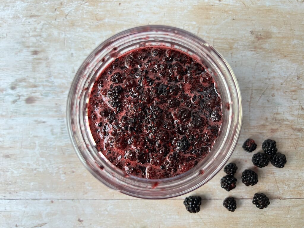 bramble shrub macerating