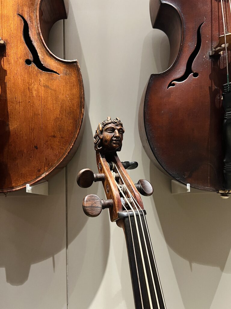 St Cecilias Hall Music Museum carved violin head