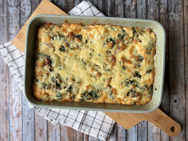 Ground Elder & Potato Bake
