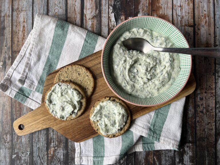 Wild Garlic, Parsley & Ground Elder Cheese Spread