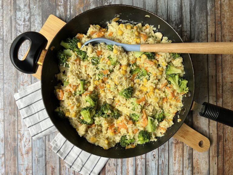 One-pan Chicken & Broccoli Rice