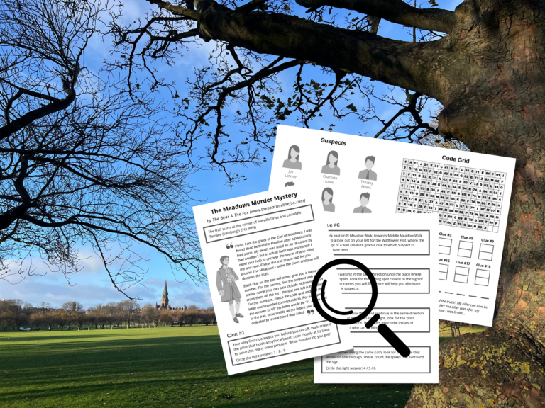 {Edinburgh} Murder Mystery Trail around The Meadows