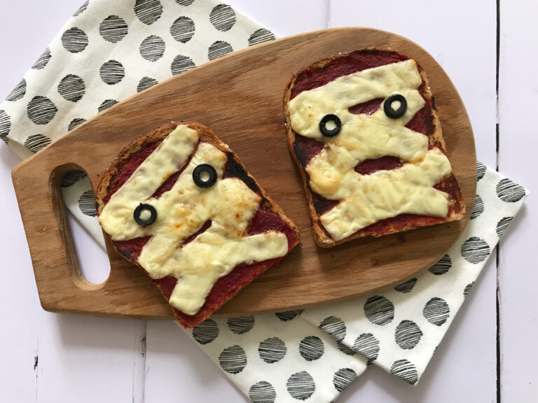 Mummy Toast: A Savoury Spooky Snack