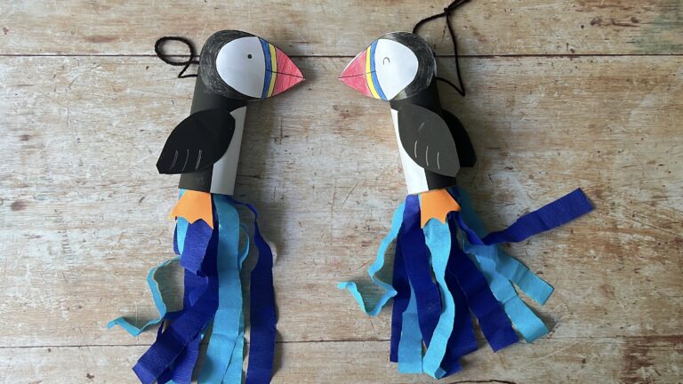 Craft Corner: Puffin Windsock